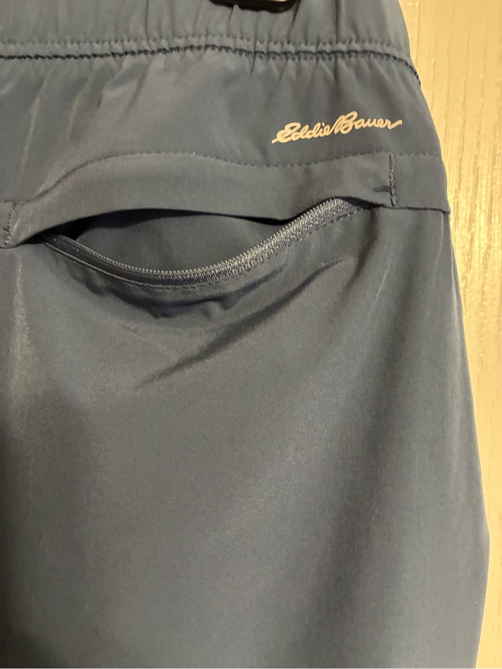 Eddie Bauer Straight Leg Pants in Deep Blue - Picture 3 of 5